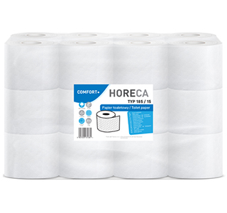 Toilet paper HORECA COMFORT+ TYPE 185/15 24 rolls